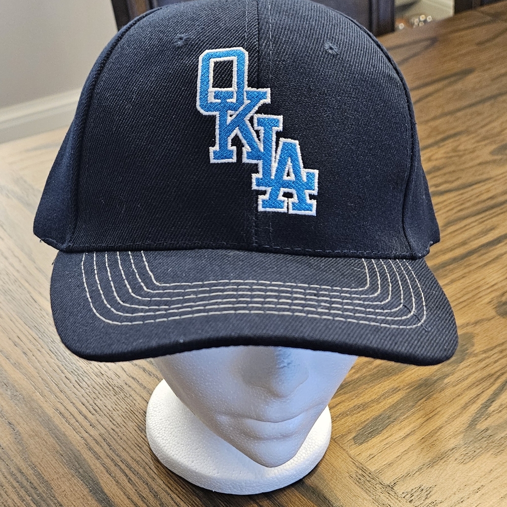 Navy Blue Baseball Cap with Embroidered Logo